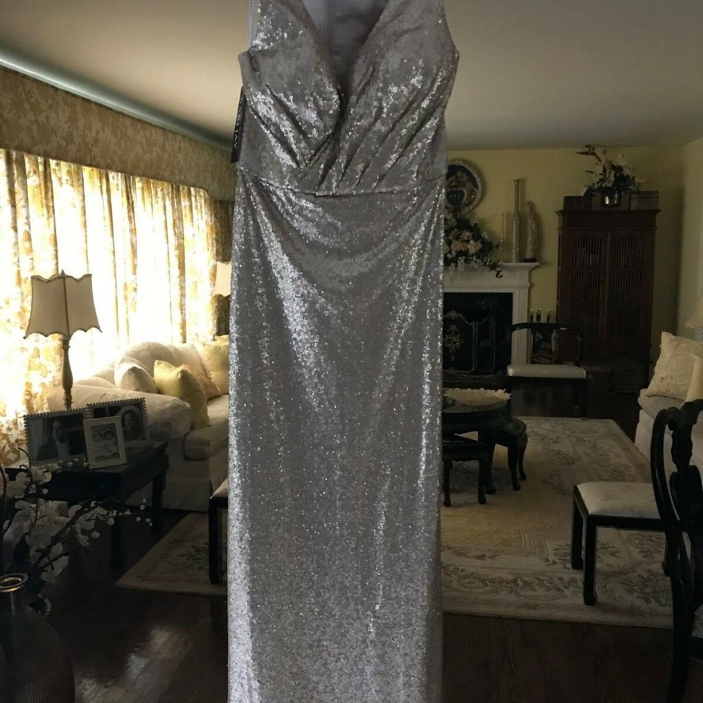 NWT GOLD SEQUINNED DRESS